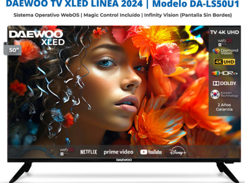 SMART TV DAEWOO XLED 50" 4K UHD WEBOS DOLBY AUDIO CON MAGIC CONTROL | DA-LS50U1