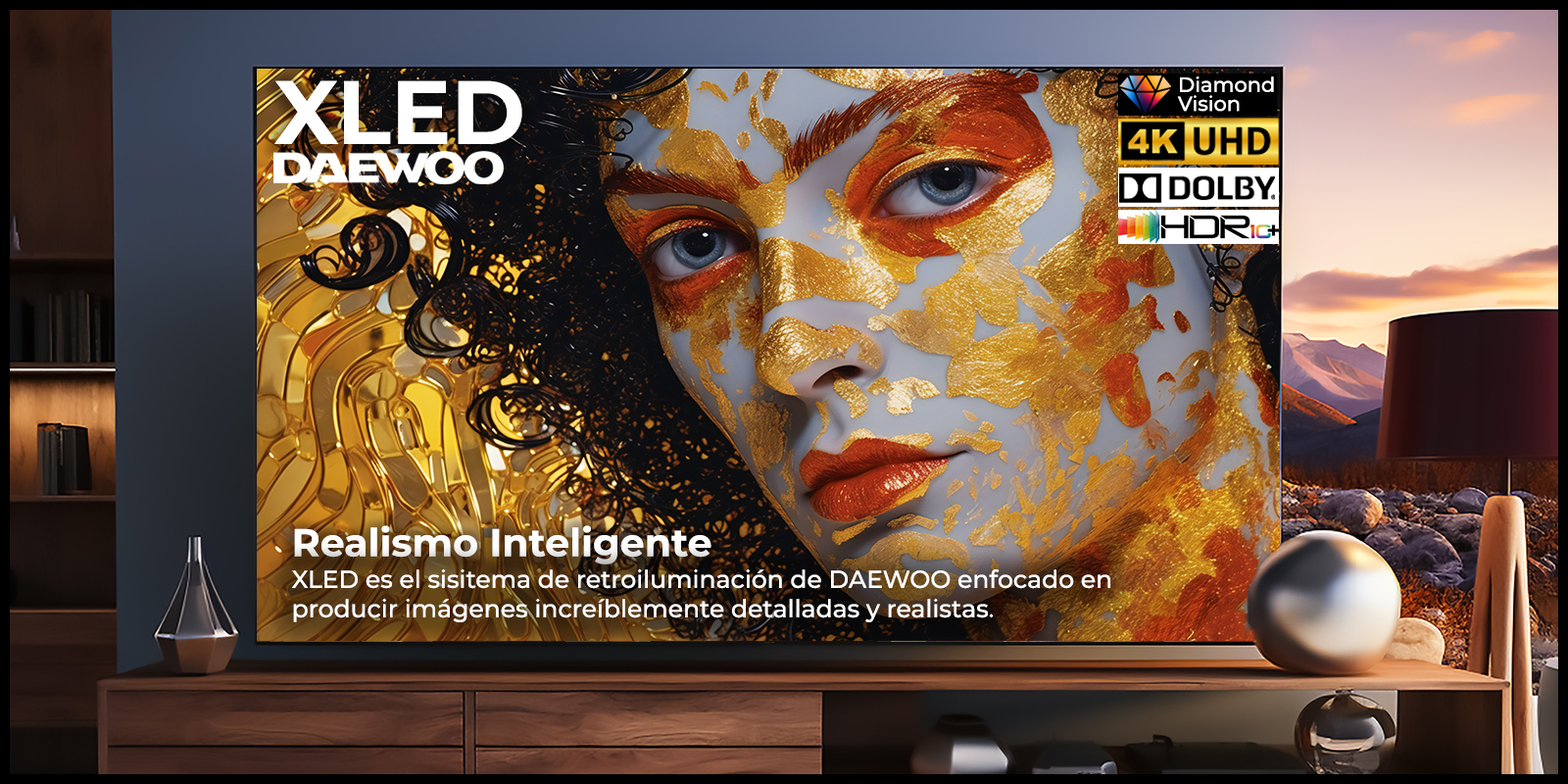 SPECS SMART TV DAEWOO XLED REALISMO INTELIGENTE