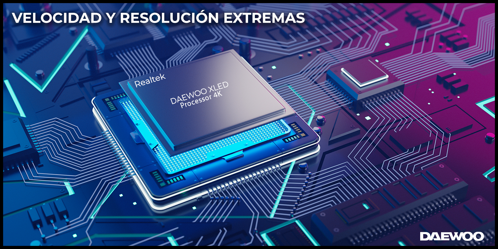 SPECS SMART TV DAEWOO XLED VELOCIDAD Y RESOLUCION EXTREMAS